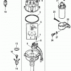 350 MAG MPI ALPHA/BRAVO 0L331599 THRU 0M299999 Distributor and ignition components