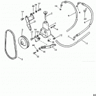 3.0L    GM 181 I/L4 0L097000 THRU 0W301999 Power steering pump assembly