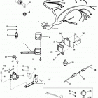 454 MAG. BRAVO (GEN. V)     GM 454 V-8 1996-1997 0F801700 THRU 0K999999 Wiring harness and electrical components