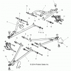 Z16VDE92NH RZR XP TURBO, MD Suspension, front control arms