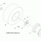 A09VA17AA/AD RZR 170 Колесо заднее