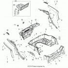 Z17VAA87/E87/X87 RZR 900 50/55 INCH ALL OPTIONS Body, rear rack and fenders