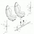 Z16VHA57A2/EAK/AS RZR 570 Body, seat mounting and belts