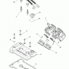Z16VFE99AF/AS/AM/M99AM RZR XP 4 1000 Engine, throttle body and valve cover