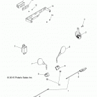 Z16VHA57FJ RZR 570 EU Electrical, license plate light, turn signal and horn