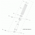 A09VA17AA/AD RZR 170 Suspension, shock, front