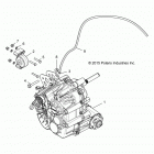 Z17VDE92AK/AM/LK RZR XP TURBO Крепеж КПП