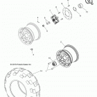 Z16VHA57FJ RZR 570 EU Колесо заднее