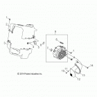 R15YAV17AA/AF/BA/BF RZR 170 Engine, cooling