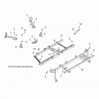 Z16VBE87FR/NR/JR RZR 900 60 INCH PS, EU Chassis, main frame mounts