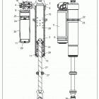 Z17VDE92AK/AM/LK RZR XP TURBO Передний аммортизатор