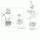 Z16VHA57A2/EAK/AS RZR 570 Engine, cylinder head, cams and valves
