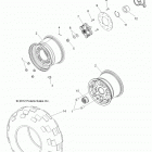 Z16VHA57A2/EAK/AS RZR 570 Колесо заднее