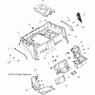 Z16VHA57A2/EAK/AS RZR 570 Body, rear rack and fenders