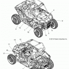 Z16VBE87FR/NR/JR RZR 900 60 INCH PS, EU Кузов Наклейки
