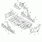 Z17VFE99AM/AW/LW/M99AB RZR XP 4 1000 Body, floor and rocker panels