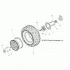 Z16VFE99AF/AS/AM/M99AM RZR XP 4 1000 Колесо заднее