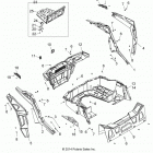 Z16VBE87FR/NR/JR RZR 900 60 INCH PS, EU Body, rear rack and fenders