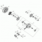 Z16YAV17AB/AF/CAB/CAF RZR 170 Колен.вал и поршни