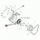 Z14ST1EAM/EAW/EAK/EAN/EFW RZR XP 1000 Engine, stator and flywheel