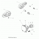 Z15VHA57FJ RZR 570 EU Electrical, headlights, taillights and bulbs