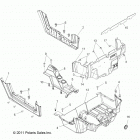Z16VHA57A2/EAK/AS RZR 570 Body, floor and rocker panels