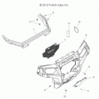 Z16VHA57A2/EAK/AS RZR 570 Body, front bumper