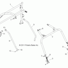 Z16VHA57FJ RZR 570 EU Chassis, cab frame and side bars