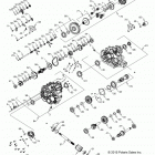 Z16VHA57A2/EAK/AS RZR 570 Drive train, main gearcase (to 2  /  1  /  16)