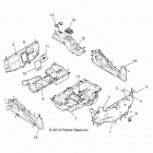 Z14ST1EAM/EAW/EAK/EAN/EFW RZR XP 1000 Body, floor and rocker panels