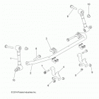 Z17VDE92AK/AM/LK RZR XP TURBO Suspension, stabilizer bar, front