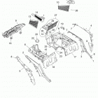 Z17VFE99AM/AW/LW/M99AB RZR XP 4 1000 Body, rear rack and fenders