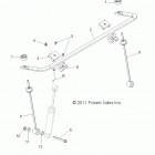 Z16VHA57A2/EAK/AS RZR 570 Suspension, stabilizer bar, front
