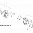 A09VA17AA/AD RZR 170 Brakes, caliper, front