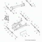 Z16VBE87FR/NR/JR RZR 900 60 INCH PS, EU Suspension, rear control arms