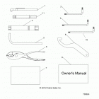 Z17VD_99AB/AK/AM/AW/LW/AZ RZR XP 1000 Reference, owners manual and tool kit