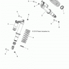 Z17VBE99AR/AL RZR 1000 60 INCH PS Suspension, front shock mounting