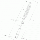 A09VA17AA/AD RZR 170 Suspension, shock, rear