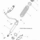 Z17VDE92AK/AM/LK RZR XP TURBO Задний аммортизатор