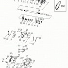 Z16YAV17AB/AF/CAB/CAF RZR 170 Chassis, swing arm and rear axle