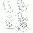 Z15VDE99AT/AL/AV/AW/LP/EW/AO/AP/AZ/NV/NW/K99AA/AU RZR XP 1000 Body, seat asm. and slider