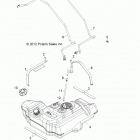 Z14XT9EFX RZR 4 900 INTL Топливный бак
