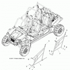 Z14XT9EFX RZR 4 900 INTL Body, side nets