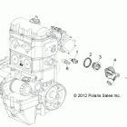 Z14VH76AC/AD/EAI/EAK/EAJ/EAL/EAW RZR 800 Engine, thermostat
