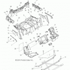 Z14VH76AC/AD/EAI/EAK/EAJ/EAL/EAW RZR 800 Body, rear rack and fenders