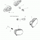 Z14VH76AC/AD/EAI/EAK/EAJ/EAL/EAW RZR 800 Electrical, headlights, taillights and bulbs