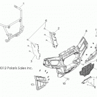 Z14JT9EFX RZR 900 INTL Body, front bumper