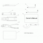 Z14XT9EFX RZR 4 900 INTL References, tool kit and owners manual