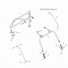 Z14VE76FX/FI RZR S 800 INTL EFI/ISRAEL Chassis, cab frame and side bars