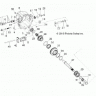 Z14VH76AC/AD/EAI/EAK/EAJ/EAL/EAW RZR 800 Drive train, main gearcase internals 2